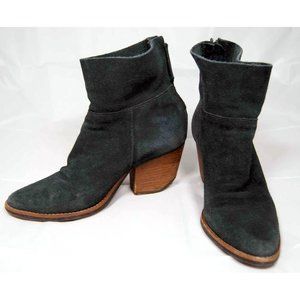 Matisse Suede Leather Zipper Ankle Booties